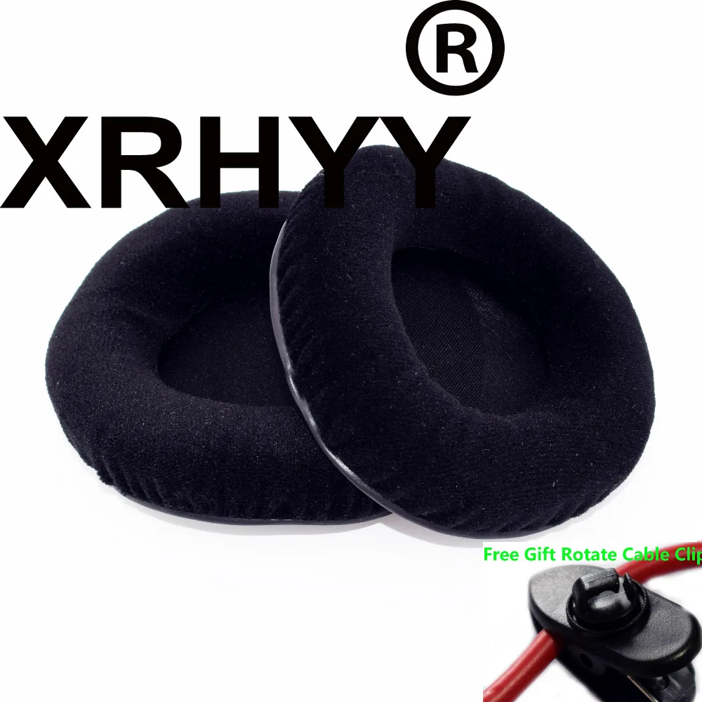 XRHYY 90 мм черные Сменные бархатные амбушюры для наушников Sony MDR-V700DJ V700 V500 ATH-T2