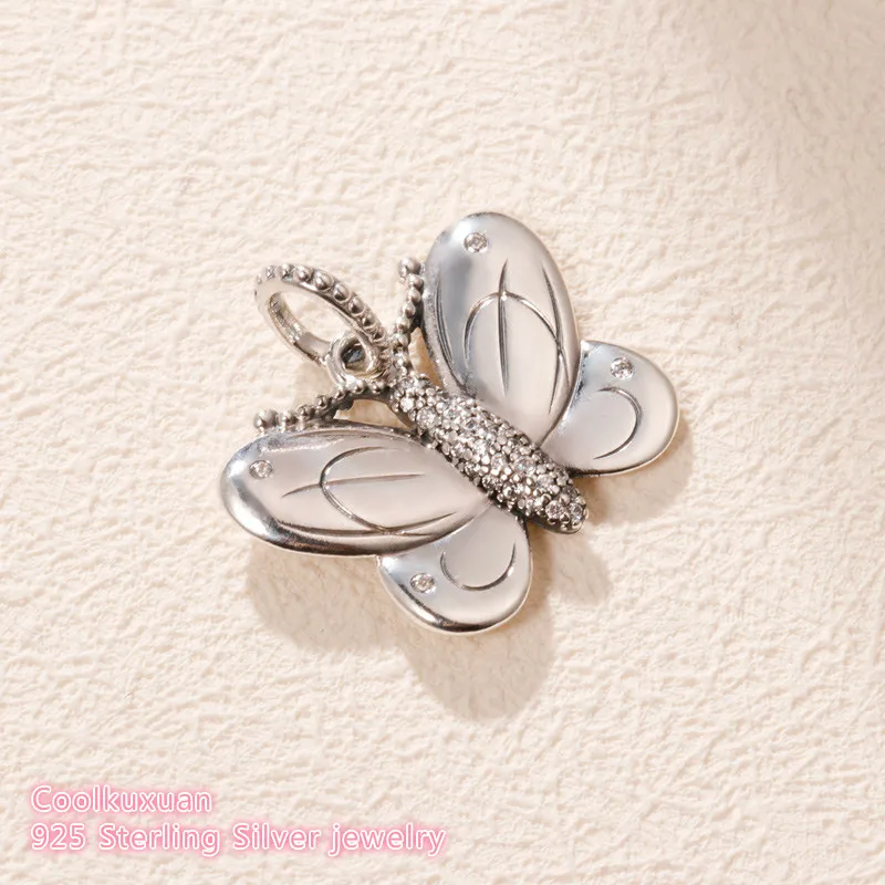 Оригинальная Весенняя декоративная подвеска бабочка из стерлингового серебра