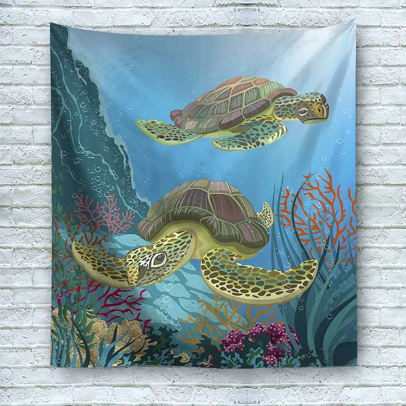 Настенный Гобелен для океана декоративный коврик йоги пляжное полотенце в стиле