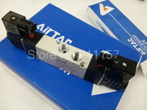 5 Port 3 Position 3/5 Way Double Head Solenoid Air Control Valve 1/8&quot Center Close 4V130-06 12v 24v dc 110v 220v ac | Обустройство