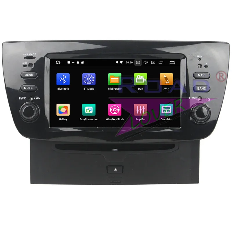 Roadlover 6 1 &quotAndroid 9 0 Восьмиядерный автомобильный DVD мультимедийный плеер для Fiat Doblo