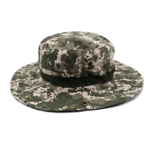 dark green khaki AETRUE модные шляпы от солнца для мужчин флоппи летние соломенные шляпы женские камуфляжные брендовые пляжные Панамы с широкими полями страйкбол снайперская шляпа - Цвет: dark green khaki