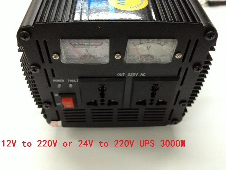 UPS 3000W 12V DC to 220V AC modified wave Power Inverter with 20A battery Charger | Обустройство дома