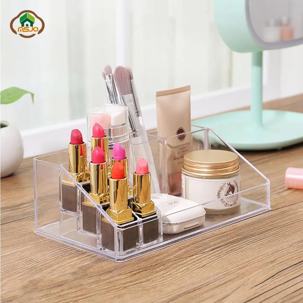 MSJO косметический Органайзер набор прозрачные ящики для хранения акриловый