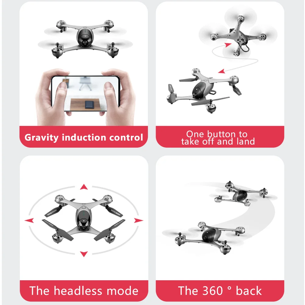 Профессиональный Дрон 4K HD Видео FPV wifi с камерой 16MP/5.0MP Gimbal RC Дрон Квадрокоптер режим удержания высоты вертолет