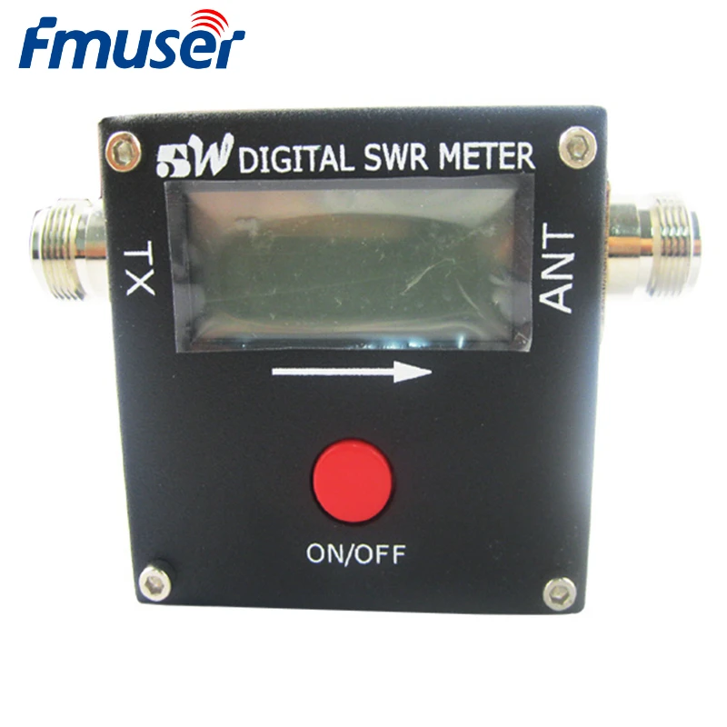 FMUSER 1050A 199W VHF UHF мини портативный цифровой измеритель мощности КСВ HF Band мощность