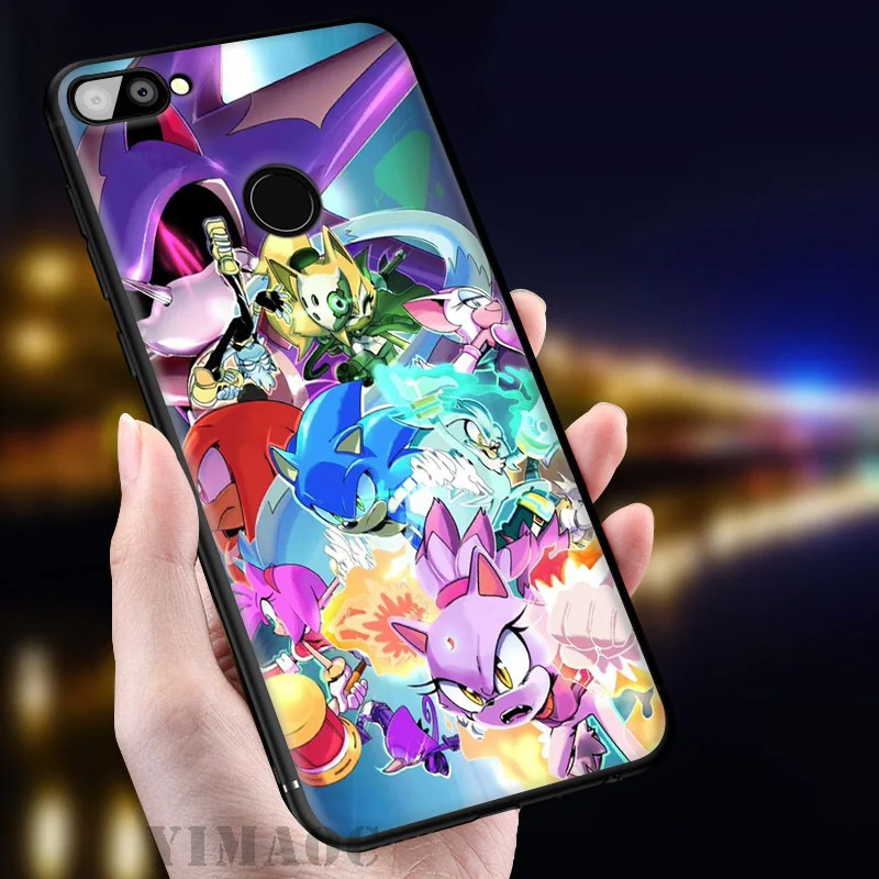 Yimaoc с Ёжиком Соником мягкий чехол для huawei Honor вид 20 10 8X8 8C 6A 7A 7X 7C Lite рro Y9 Y7 Y6 Prime 2018 2017