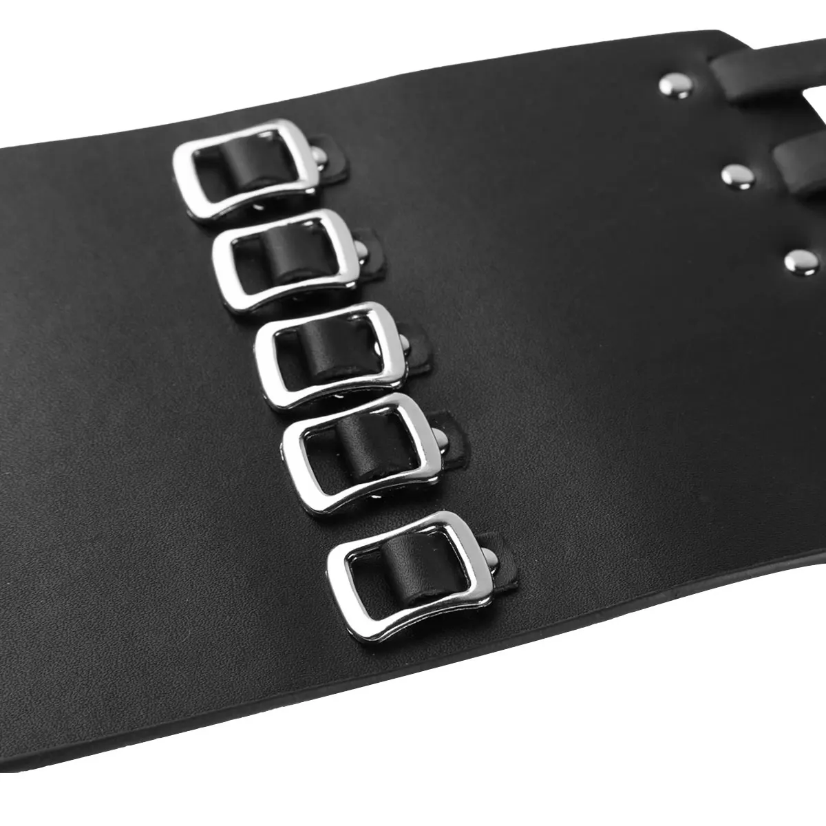 Унисекс в готическом стиле панк браслет модные искусственная кожа наручи