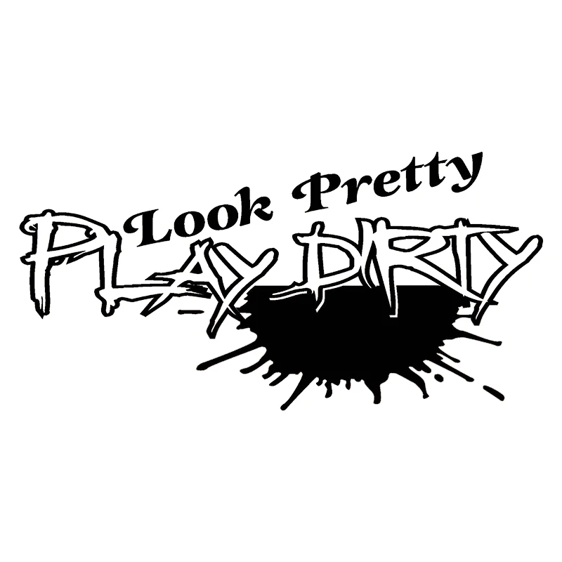 Выглядеть красиво играть грязно модные креативные виниловые обои Декор наклейки