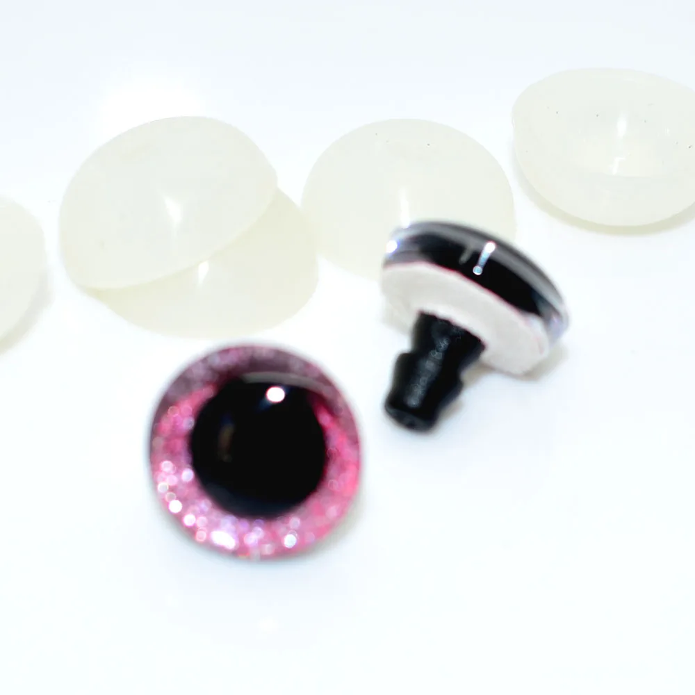 20 компл./Лот 16 мм круглый прозрачный трапециевидный пластиковый безопасный