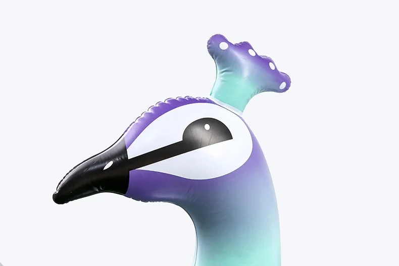 1 5 м Надувные плавательный бассейн гигантский Павлин Ride On Tube Плот плавание Matress