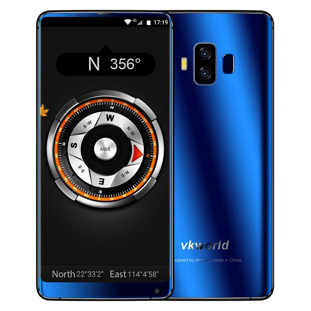 VKworld S8 4 г Phablet 5 99 дюймов Android 7 0 MTK6750T Octa Core ГБ Оперативная память 64 Встроенная 16.0MP +