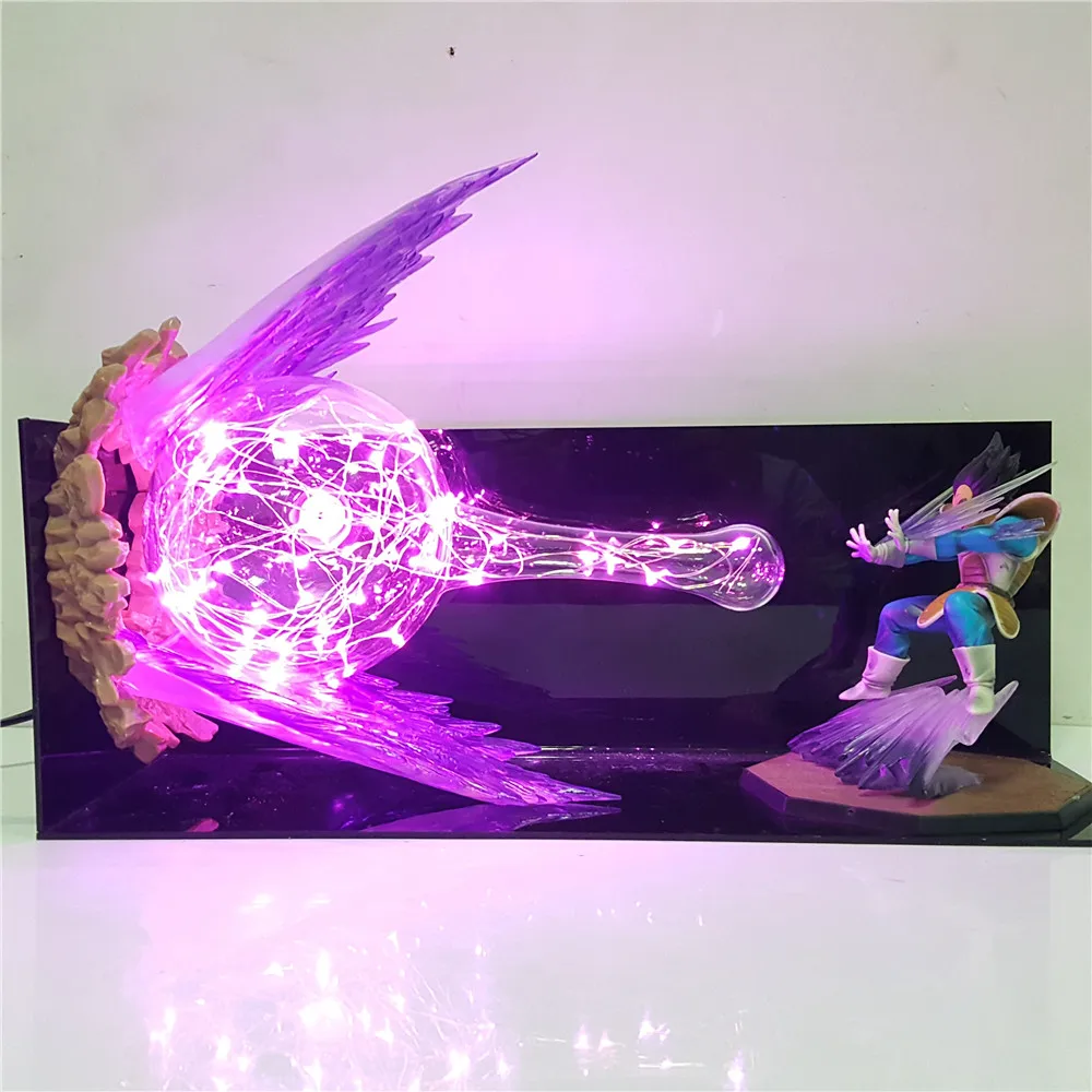 Lampara Dragon Ball Z Goku Vegeta trunks Супер Saiyan игрушки аниме Dragon Ball настольная лампа декор Освещение Сон Гоку светодиодный ночник