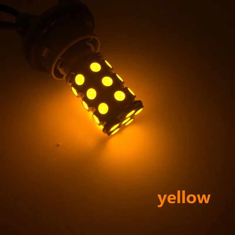 10 шт. 1157 BA15D 5050 SMD 27 LED Автомобильный задний якорь лампа заднего света DC 12V # S018Y