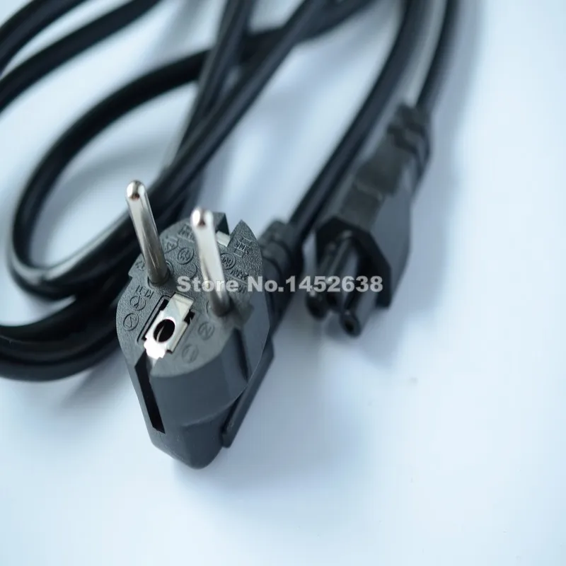 JIGU 1 5 M ЕС 3 зубец 2 Pin AC Шнур питания для ноутбуков Кабель адаптер штекер черный
