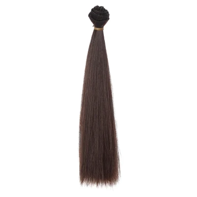 Color 22 1 шт. волосы refires bjd волосы 25 см* 100 см черный розовый коричневый хаки белый серый цвет длинный парик с прямыми волосами для 1/3 1/4 BJD diy - Цвет: Color 22