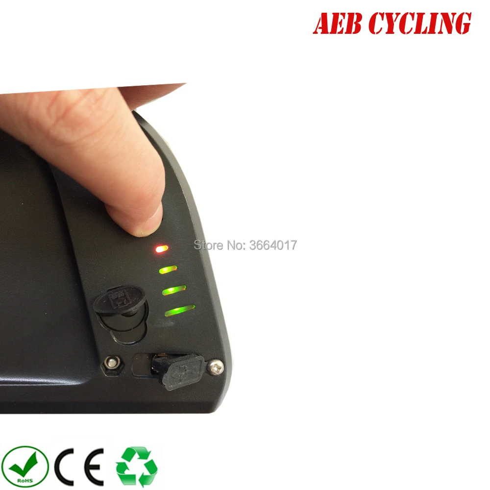 Ebike литий-ионный аккумулятор 36В 10ач Atlas для толстых шин велосипед городской с