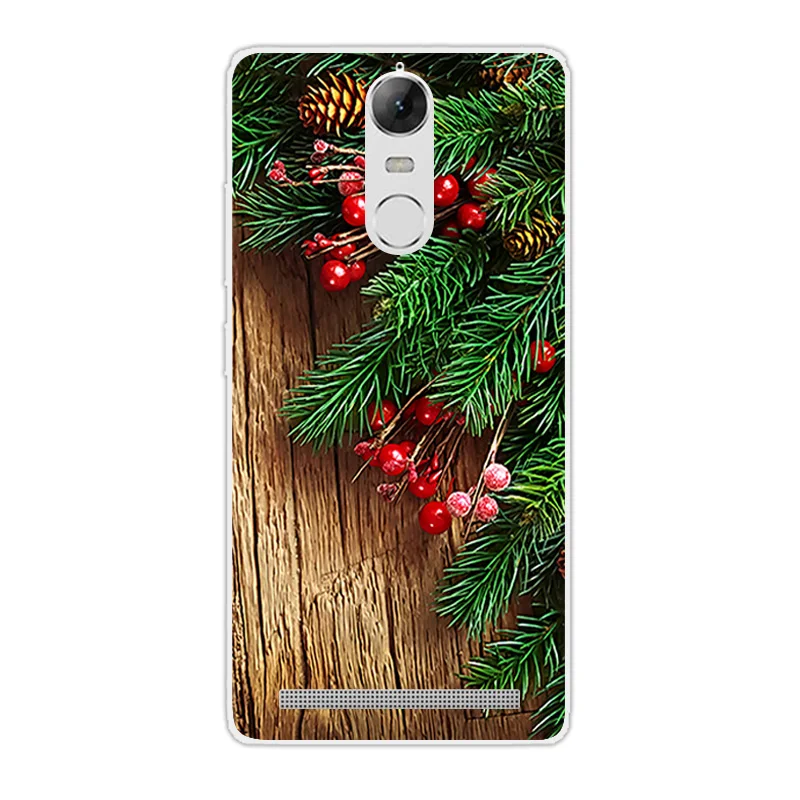 Защитный силиконовый чехол Чехлы для lenovo K5 Примечание задняя панель ТПУ для Coque lenovo k5note телефон случаях рождественский сезон Дизайн сумка - Цвет: 30
