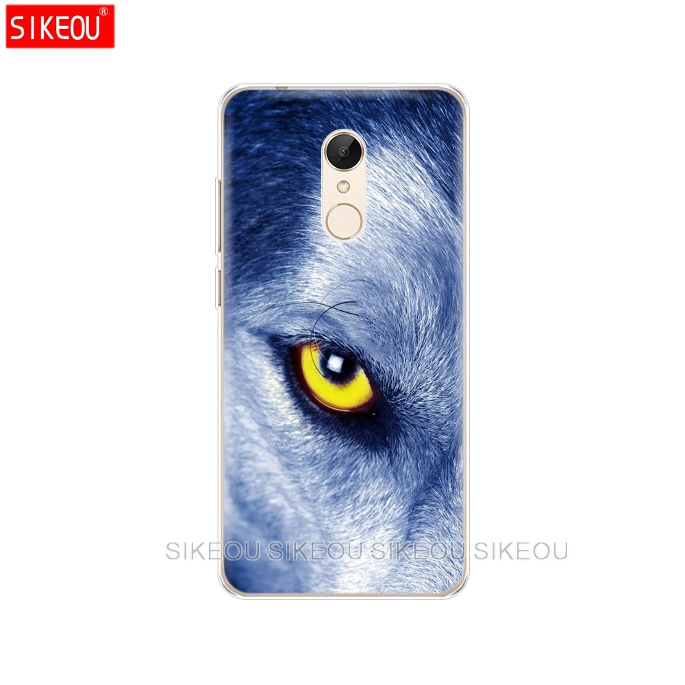 Силиконовый чехол для телефона Xiaomi redmi 5 4 1 1s 2 3 3s pro PLUS note 4X 4A 5A Dark Night Wolf | Мобильные