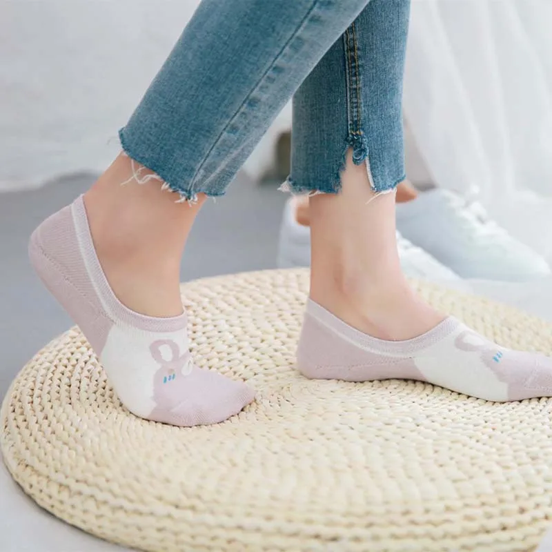 [COSPLACOOL] Модные забавные Женские носочки в стиле Харадзюку с низким вырезом