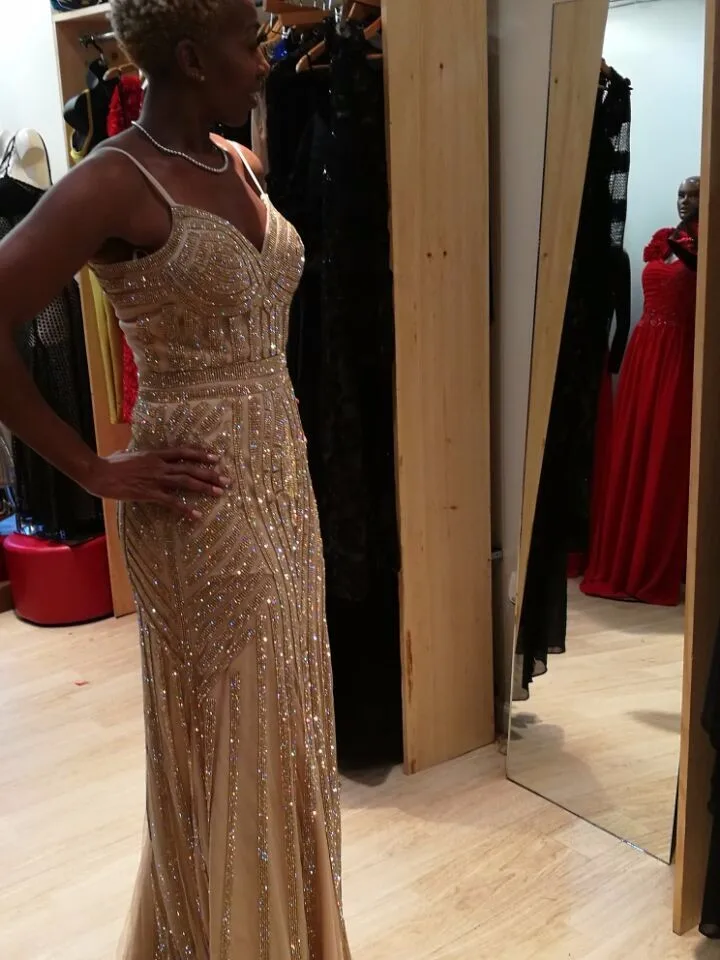 Robe De Soiree блестящие вечерние платья с кристаллами размера плюс длинные платья цвета шампанского для выпускного вечера красивые вечерние платья русалки LX116