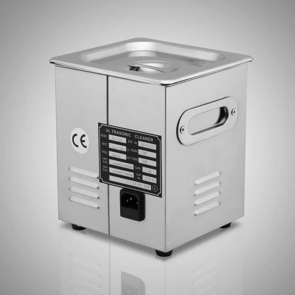

Digital Stainless Ultrasonic Cleaner Ultra Sonic Bath Cleaning Tank Timer Heater[2L]