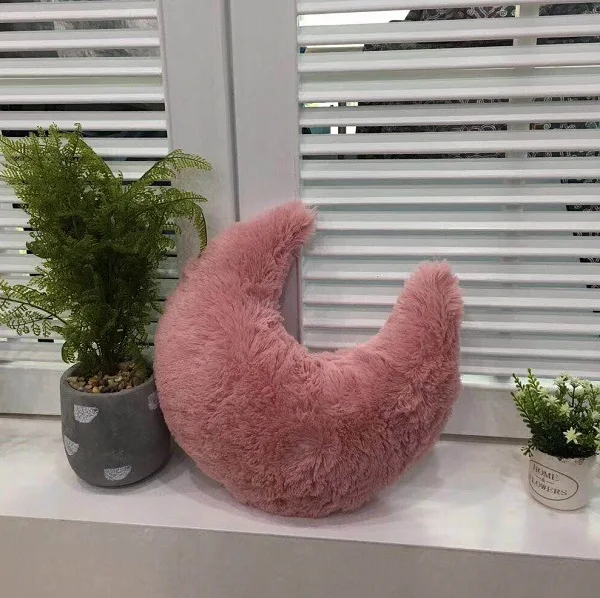 pink Плюшевая подушка пушистые мягкие подушки сиденья круглые красивые диван подушка подушки для Домашний Декор автомобиля диванные подушки подарки - Цвет: pink