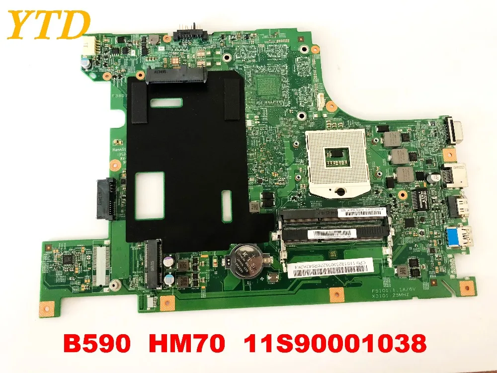 Оригинальная материнская плата для ноутбука Lenovo B590 HM70 11S90001038 протестирована