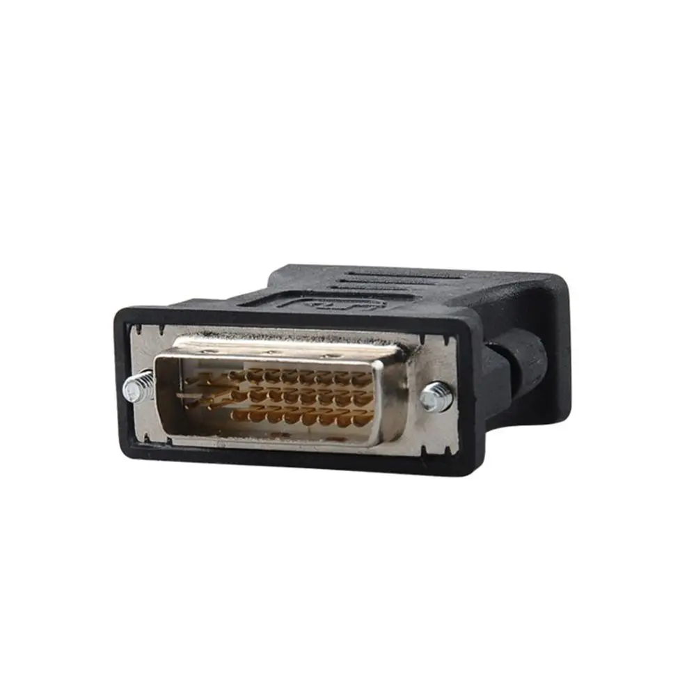 100 шт./лот DVI 24 + 5 мужчин и женщин VGA видео мониторы проектор адаптер конвертер dvi vga
