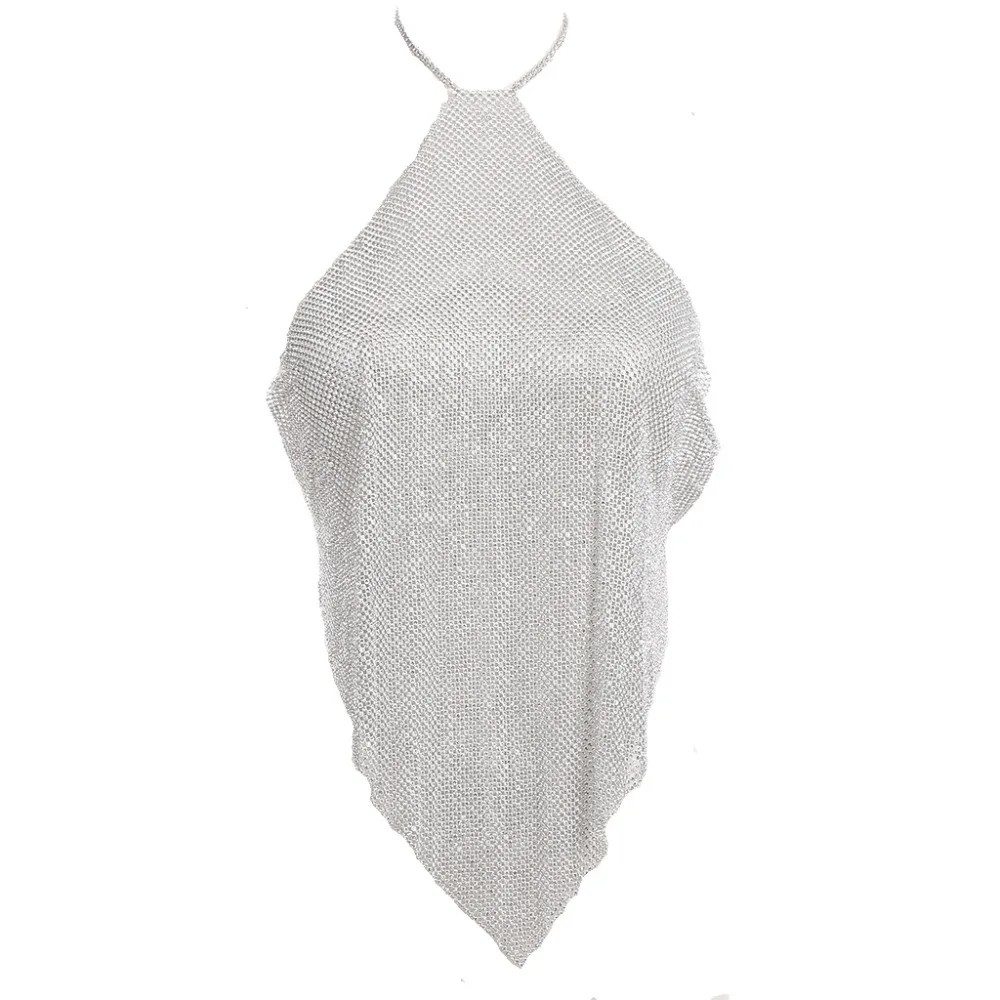 Новая Металлическая сетчатая цепочка Стразы с кристаллами ювелирные изделия