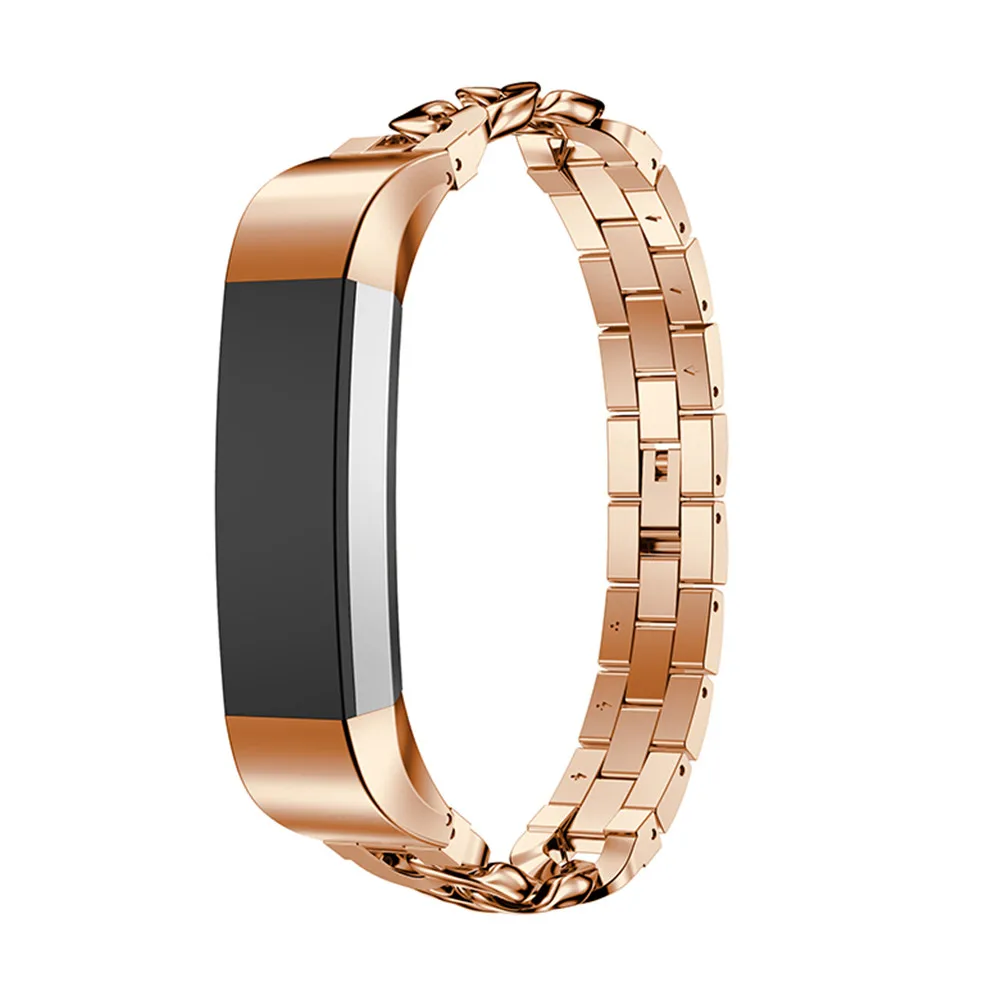 Из нержавеющей стали Fitbit Alta Замена HR часы из металла ремешок Ремешок Браслет