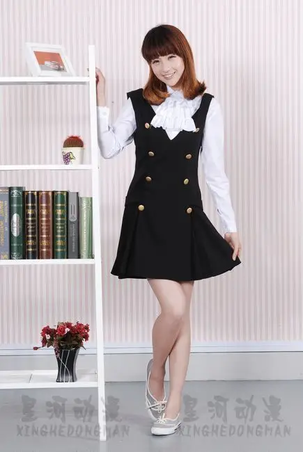 Модный костюм для косплея из аниме Inu x Boku Secret Service женская одежда Shirakiin Ririchiyo|costume