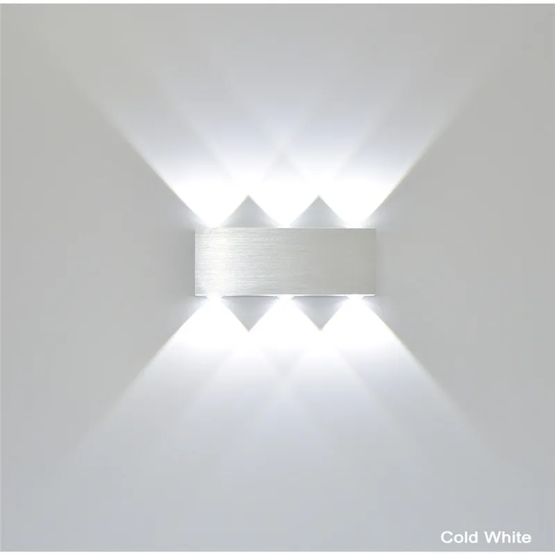 2018 NEW Indoor 6W 8W LED Wall Lamps AC100V/220V Aluminum Decorate Sconce bedroom living room restaurant Light | Лампы и освещение