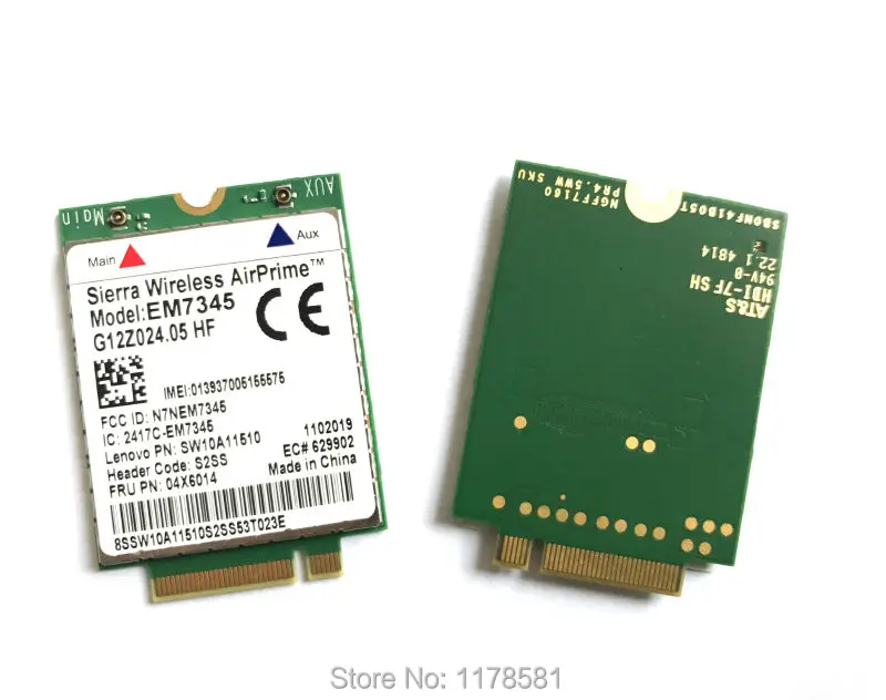 EM7345 4G карта для T440 T540P W540 L440 X240 X1 Carbon модуль NGFF M.2 WWAN 04X6014 LTE/HSPA + 42 Мбит/с|ngff m.2|thinkpad