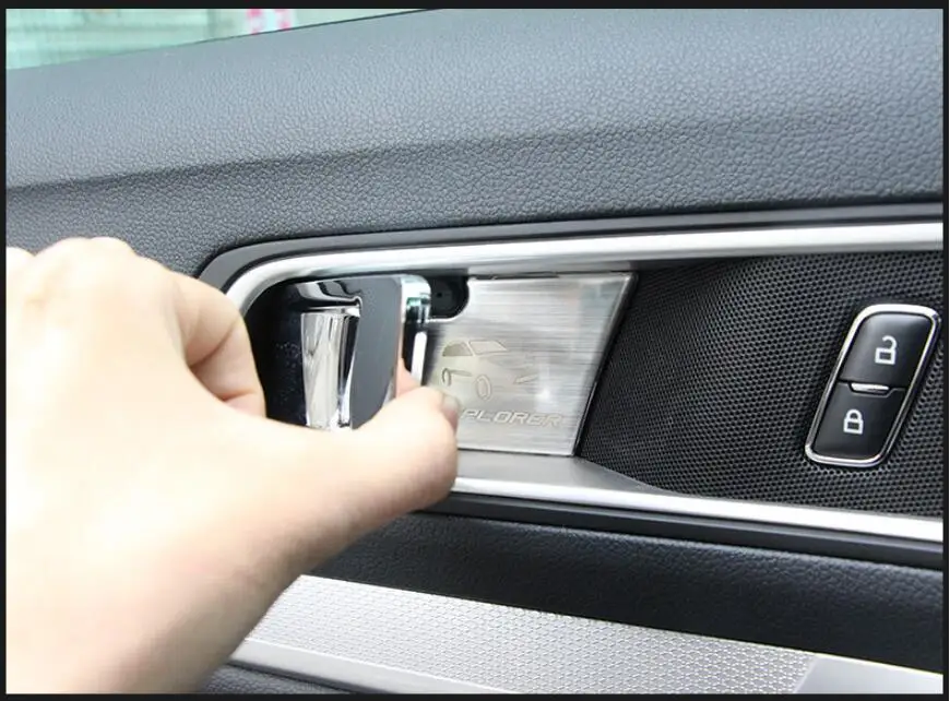 Внутренняя дверь автомобиля чаша молдинг крышка отделка для Ford Explorer 2016 20172018 + 4