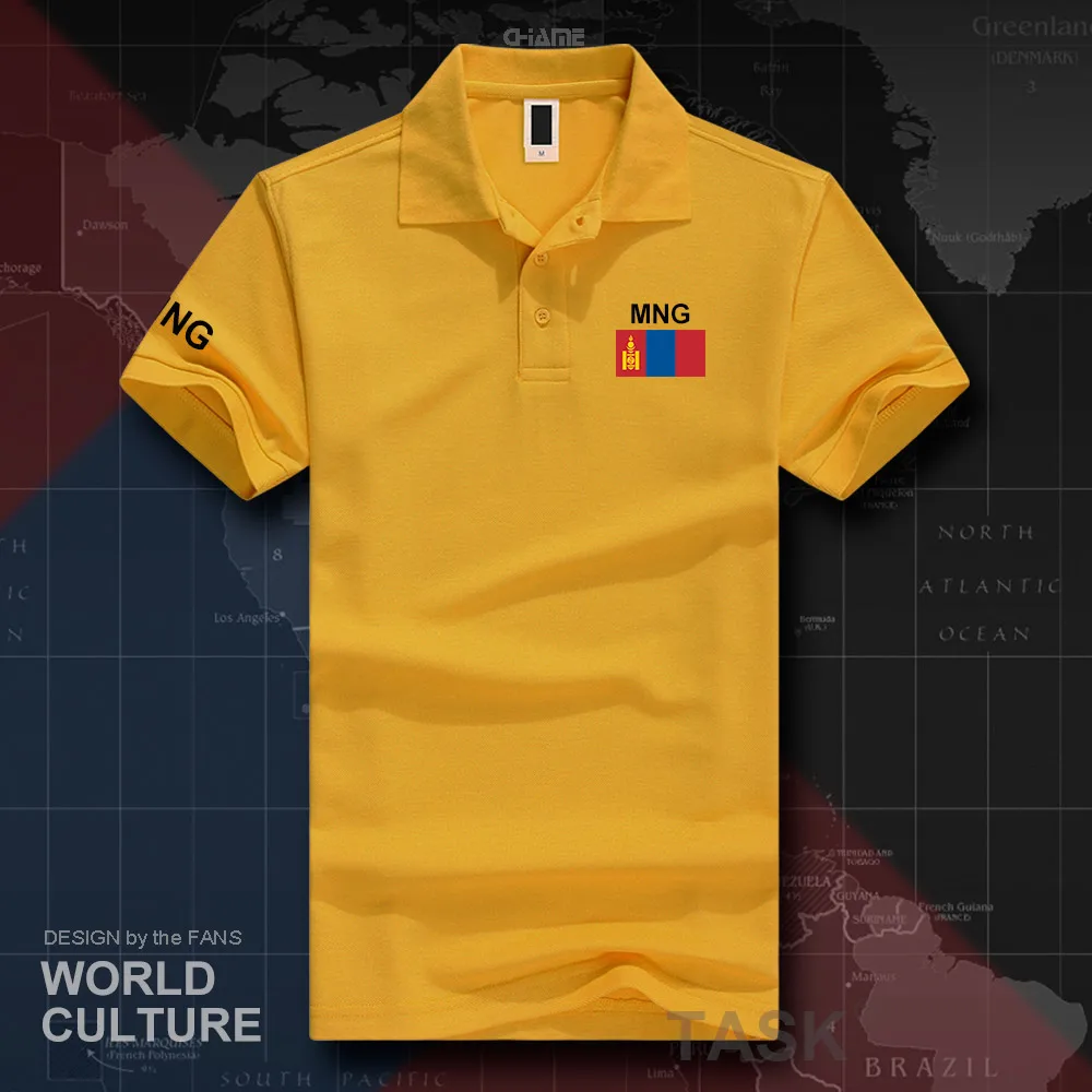Mongolia polo shirts men short sleeve white brands printed for country 2017 cotton nation team flag new MNG Mongol Mongolian | Мужская
