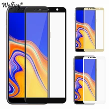 2PCS Full Cover Screen Protector For Samsung Galaxy J6 Plus Glass For Samsung J6 Plus Tempered Glass 9H Premium Cover SM-J610FN