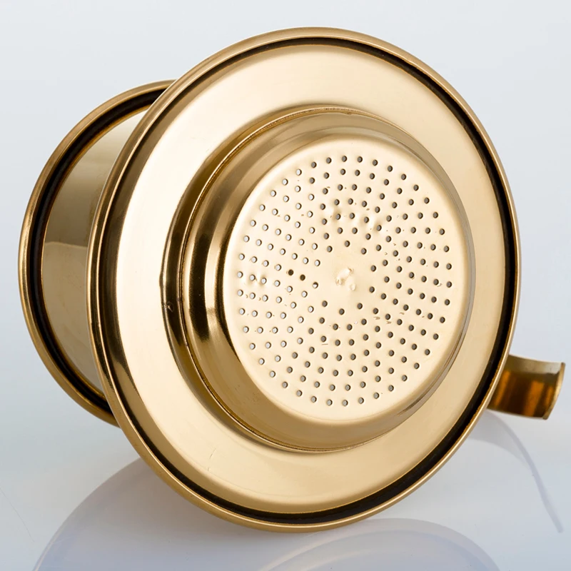

Portable Stainless Steel Vietnam Coffee Dripper Filter Coffee Maker High Quality Drip Coffee Filter Pot Filters Tool Accessories