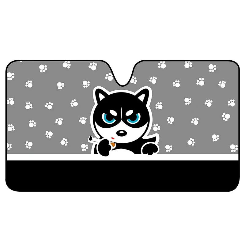 Автомобильный чехол для экрана солнцезащитный козырек мультфильм окно лобовое стекло солнцезащитные шторы для машины солнцезащитный щиток для автомобиля-Чехлы внешние аксессуары автозапчасти