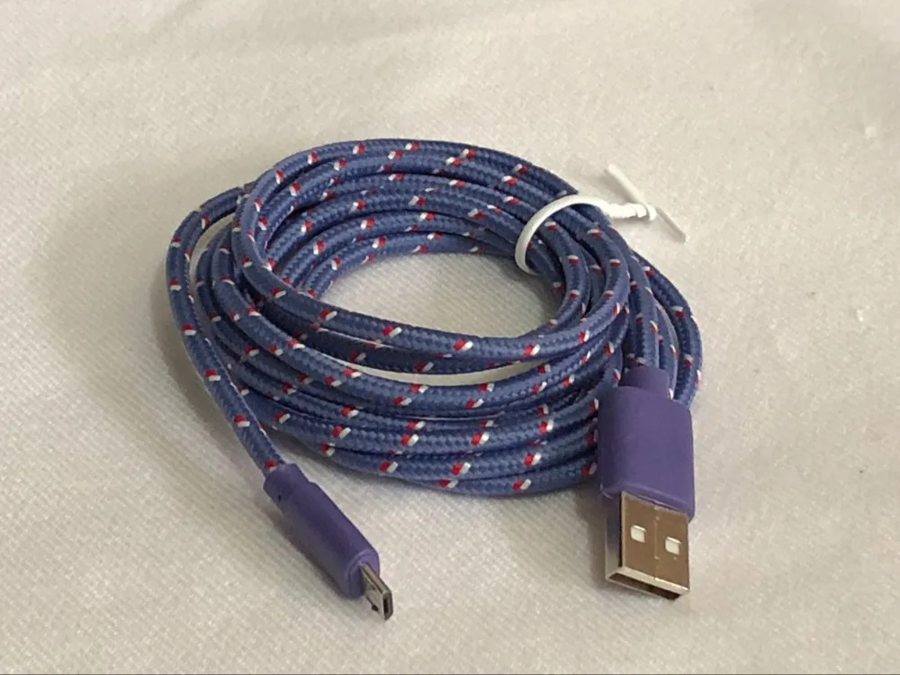 2A Micro USB кабель для зарядки данных 1 м 2 м 3 м нейлоновая оплетка Microusb кабель для быстрой зарядки для samsung Xiaomi Android Phone