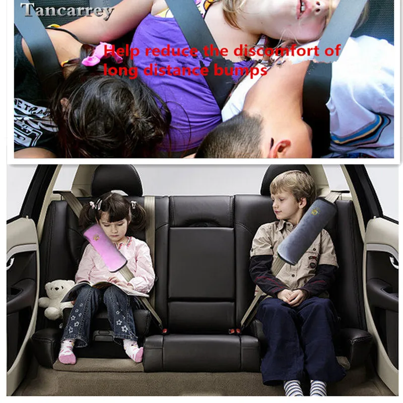 

Car Safety Belt Shoulder Pad Cover FOR ssangyong kyron honda accord 8 solaris 2017 volvo v50 bmw serie 1 lifan smart roadster