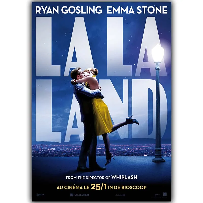 La Land плакат художественный шелковый постер с принтом 30x45 см 50x75 60x90 картинки для