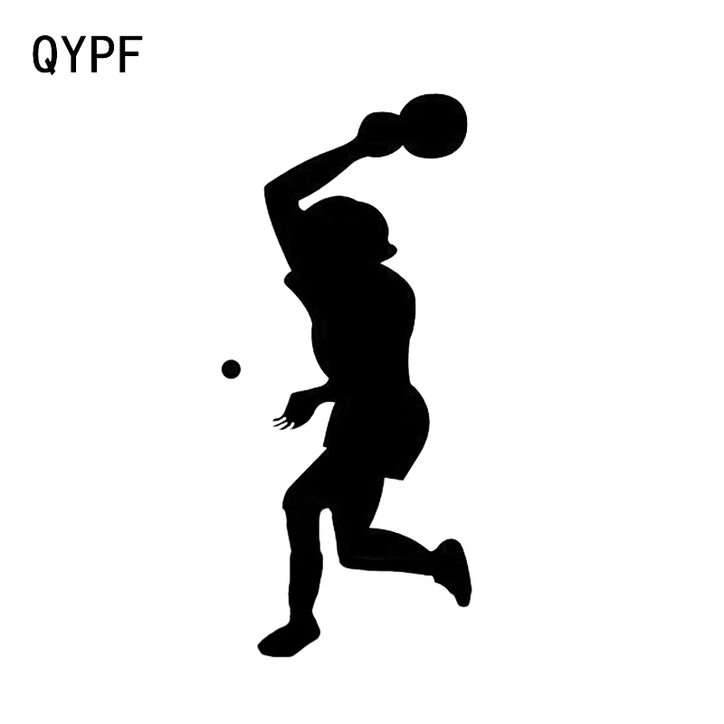 QYPF 7*15 9 см модные спортивные наклейки для настольного тенниса декоративные