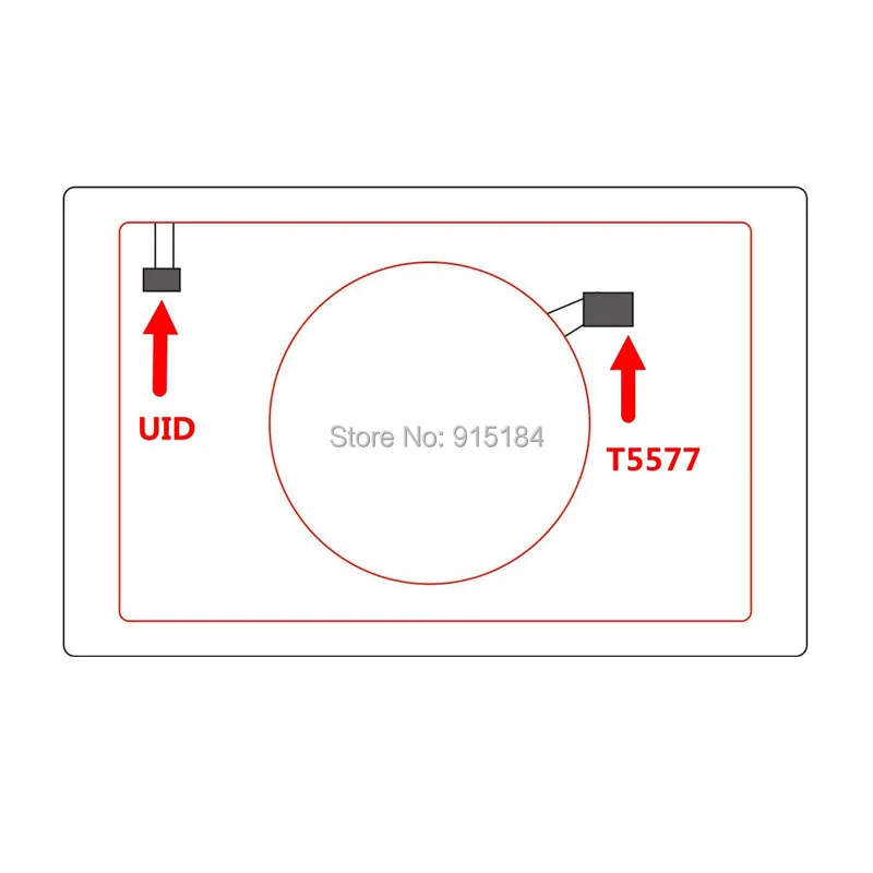 Двухчиповая Частота RFID 13,56 МГц 1K UID и T5577 125 кГц ID пустая карта считываемая записываемая перезапись для копирования создание резервных клонов копировальный аппарат