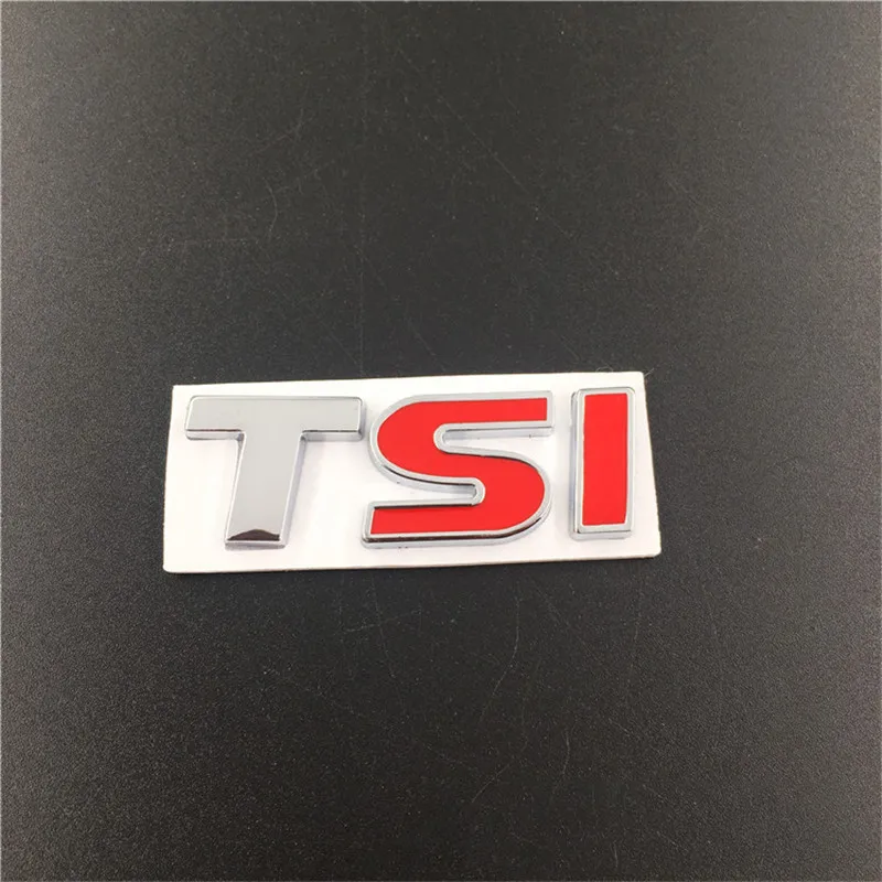 B TSI логотип авто наклейка эмблема значок для Volkswagen Tiguan CC Beetle Scirocco sharan touran Lavida Sagitar аксессуары для стайлинга автомобилей - Название цвета: B