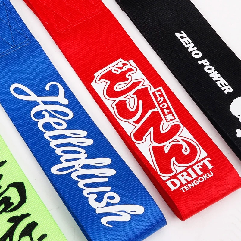 Буксировочный трос Noizzy Tengoku Drift Heavy Duty Hook для автомобиля с передним бампером JDM из нейлона с буксировочной петлей для прицепа Tsurikawa Car-Styling.