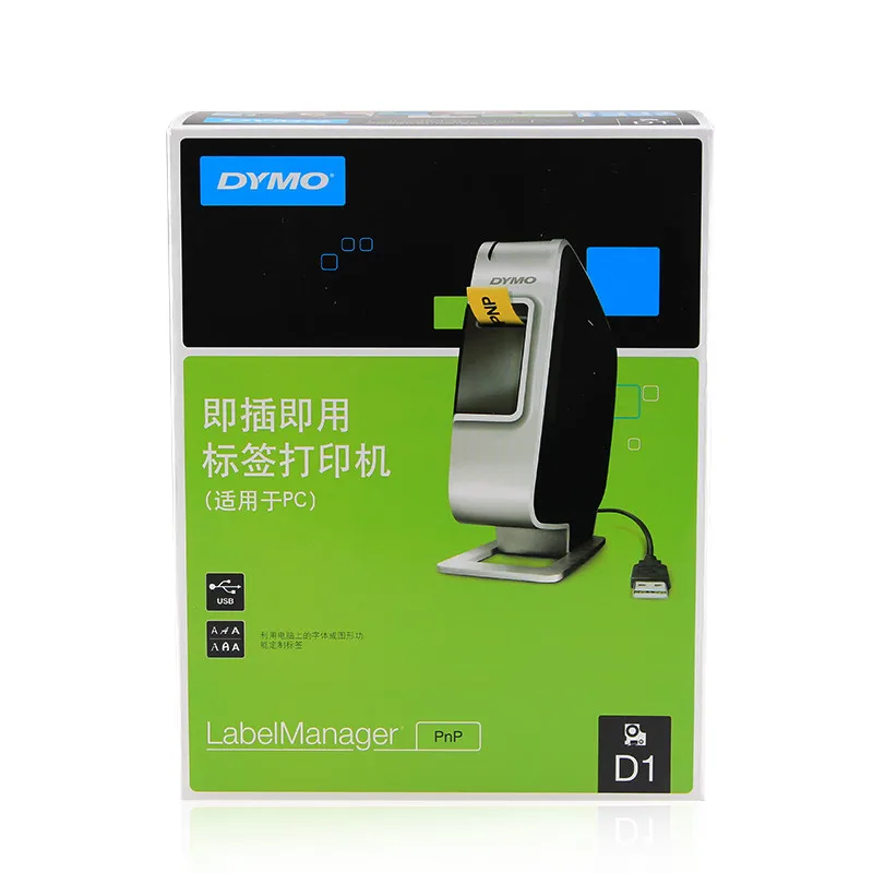 Оригинальные принтеры этикеток Dymo LM Pnp для D1 6 мм 9 12 ленточная кассета