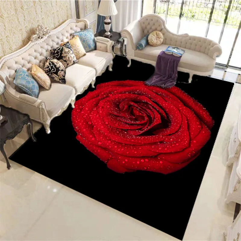 3D цветочные коврики для свадебной комнаты домашний декор гостиной ковер дивана