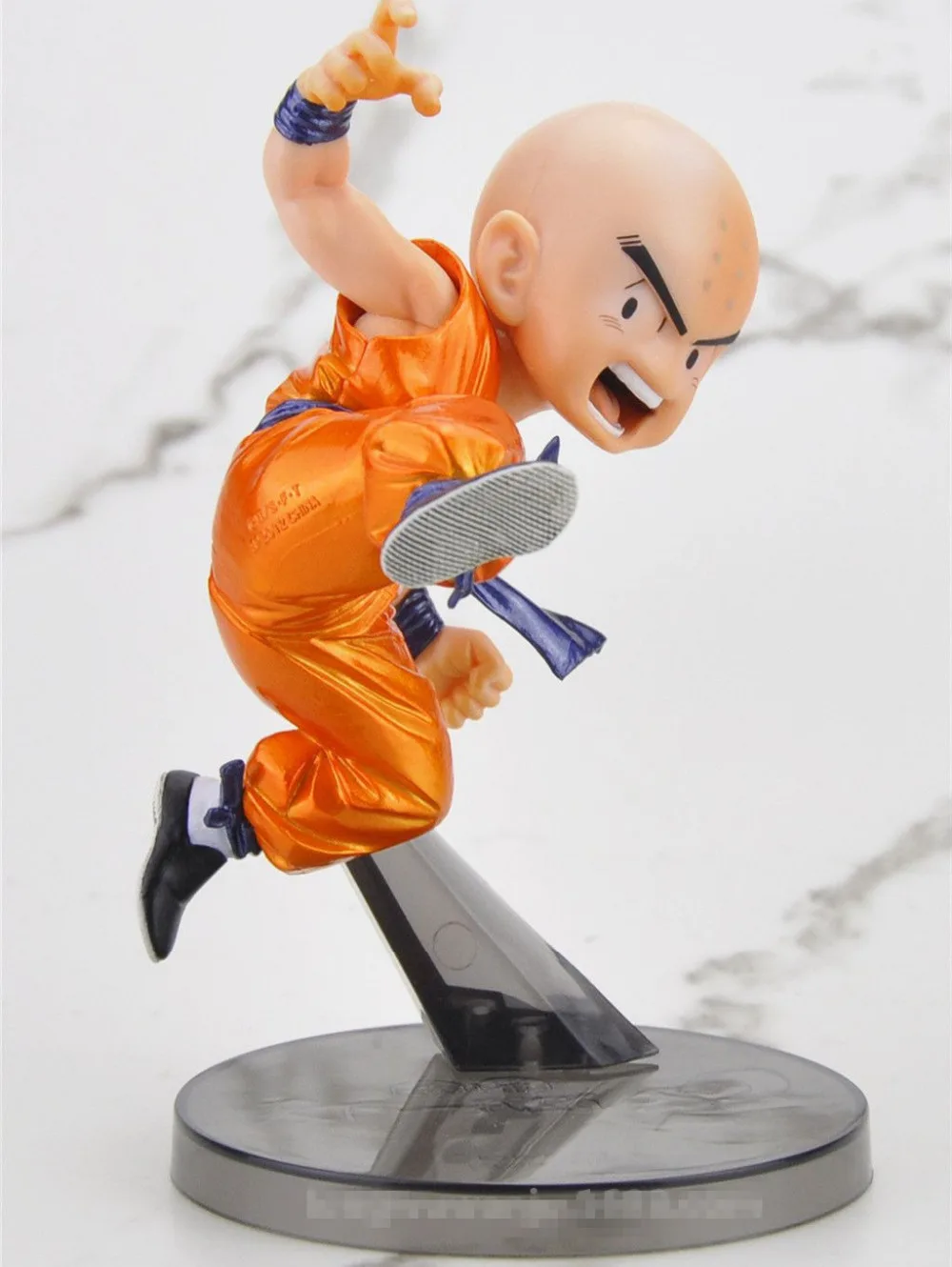 Houng Аниме Фигурка 12 см Жемчуг дракона Krillin металлик Цвет ver. ПВХ фигурка