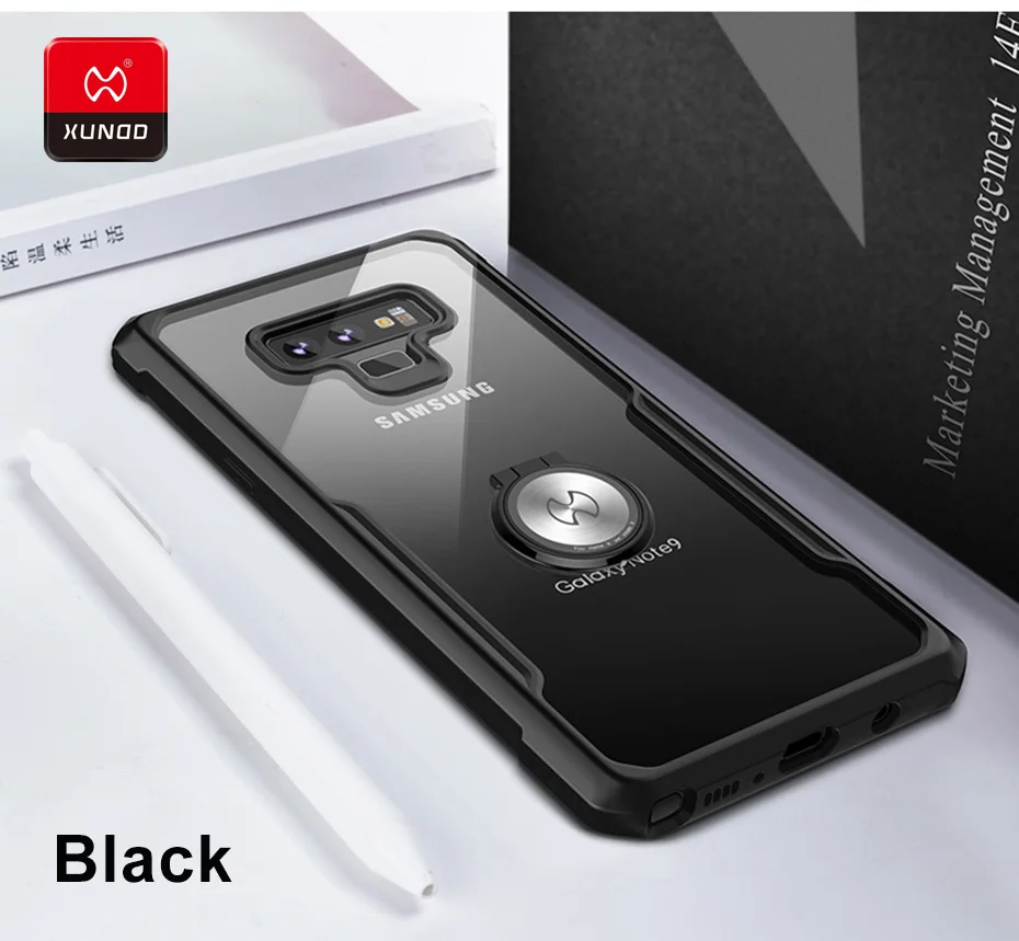Брендовый магнитный автомобильный держатель чехол для телефона Samsung Note 9 8 Phone 360